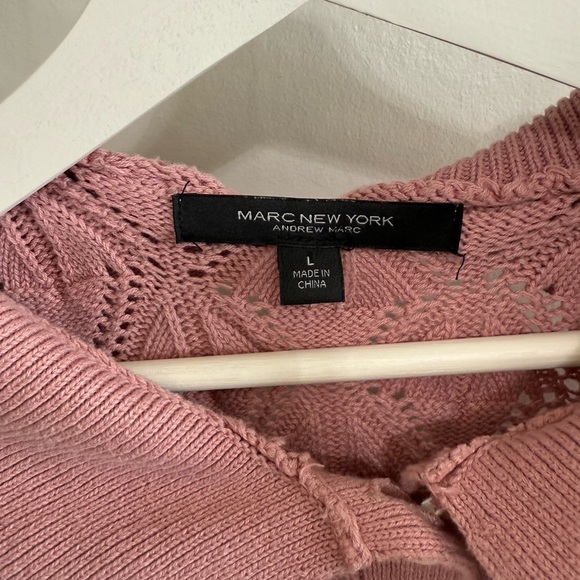 Marc New York Mauve Button-Up Cardigan - Picture 3 of 4